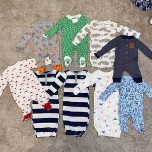 NWOT Carter’s newborn sleeper bundle
